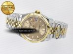 DateJust 31 278273 ARF 1:1 Best Edition 904L Steel YG Dial Stick Marker on SS/YG Jubilee Bracelet ETA 2688 - Görsel 9