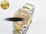 DateJust 31 278273 ARF 1:1 Best Edition 904L Steel YG Dial Stick Marker on SS/YG Oyster Bracelet ETA 2688