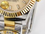 DateJust 31 278273 ARF 1:1 Best Edition 904L Steel YG Dial Stick Marker on SS/YG Oyster Bracelet ETA 2688 - Görsel 13