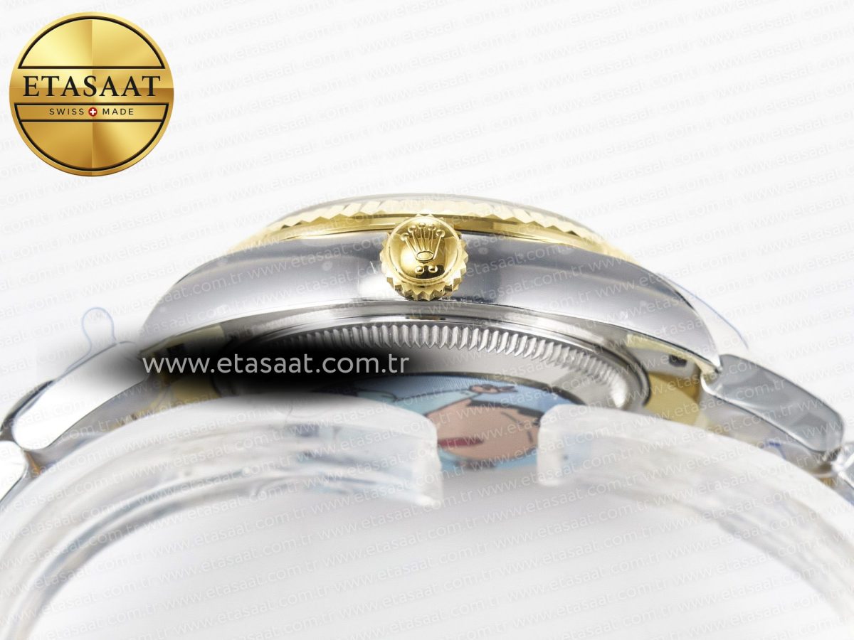 DateJust 31 278273 ARF 1:1 Best Edition 904L Steel YG Dial Stick Marker on SS/YG Oyster Bracelet ETA 2688 - Görsel 15
