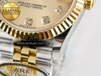 DateJust 31 278273 ARF 1:1 Best Edition 904L Steel YG Diamonds Dial on SS/YG Jubilee Bracelet ETA 2688 - Görsel 13