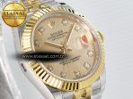 DateJust 31 278273 ARF 1:1 Best Edition 904L Steel YG Diamonds Dial on SS/YG Jubilee Bracelet ETA 2688 - Görsel 5