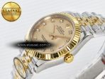 DateJust 31 278273 ARF 1:1 Best Edition 904L Steel YG Diamonds Dial on SS/YG Jubilee Bracelet ETA 2688 - Görsel 6