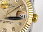 DateJust 31 278273 ARF 1:1 Best Edition 904L Steel YG Diamonds Dial on SS/YG Oyster Bracelet ETA 2688 - Görsel 11