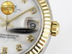Rolex DateJust 278273 904L Steel White Diamonds Dial on SS/YG Cal.2236 - Görsel 11