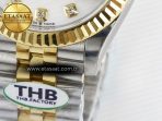 Rolex DateJust 278273 904L Steel White Diamonds Dial on SS/YG Cal.2236 - Görsel 13