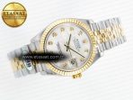 Rolex DateJust 278273 904L Steel White Diamonds Dial on SS/YG Cal.2236 - Görsel 8
