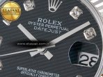 DateJust 31 278274 ARF 1:1 Best Edition 904L Steel Black Diamonds Dial on SS Jubilee Bracelet ETA 2688 - Görsel 10