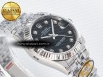 DateJust 31 278274 ARF 1:1 Best Edition 904L Steel Black Diamonds Dial on SS Jubilee Bracelet ETA 2688 - Görsel 7