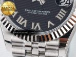 DateJust 31 278274 ARF 1:1 Best Edition 904L Steel Black Roman Dial on SS Jubilee Bracelet ETA 2688 - Görsel 12