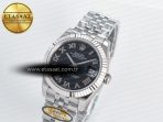 DateJust 31 278274 ARF 1:1 Best Edition 904L Steel Black Roman Dial on SS Jubilee Bracelet ETA 2688 - Görsel 2