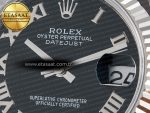 DateJust 31 278274 ARF 1:1 Best Edition 904L Steel Black Roman Dial on SS Oyster Bracelet ETA 2688 - Görsel 10