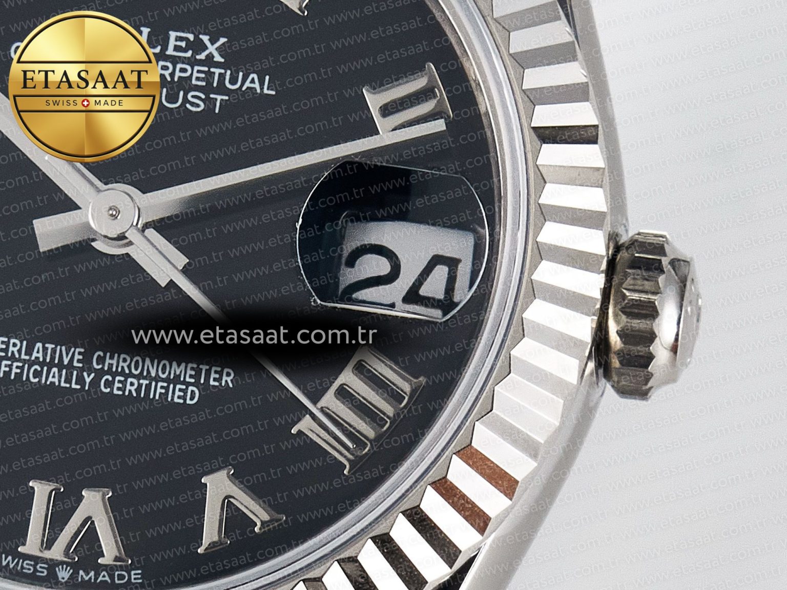 DateJust 31 278274 ARF 1:1 Best Edition 904L Steel Black Roman Dial on SS Oyster Bracelet ETA 2688 - Görsel 11