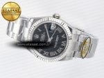 DateJust 31 278274 ARF 1:1 Best Edition 904L Steel Black Roman Dial on SS Oyster Bracelet ETA 2688 - Görsel 9