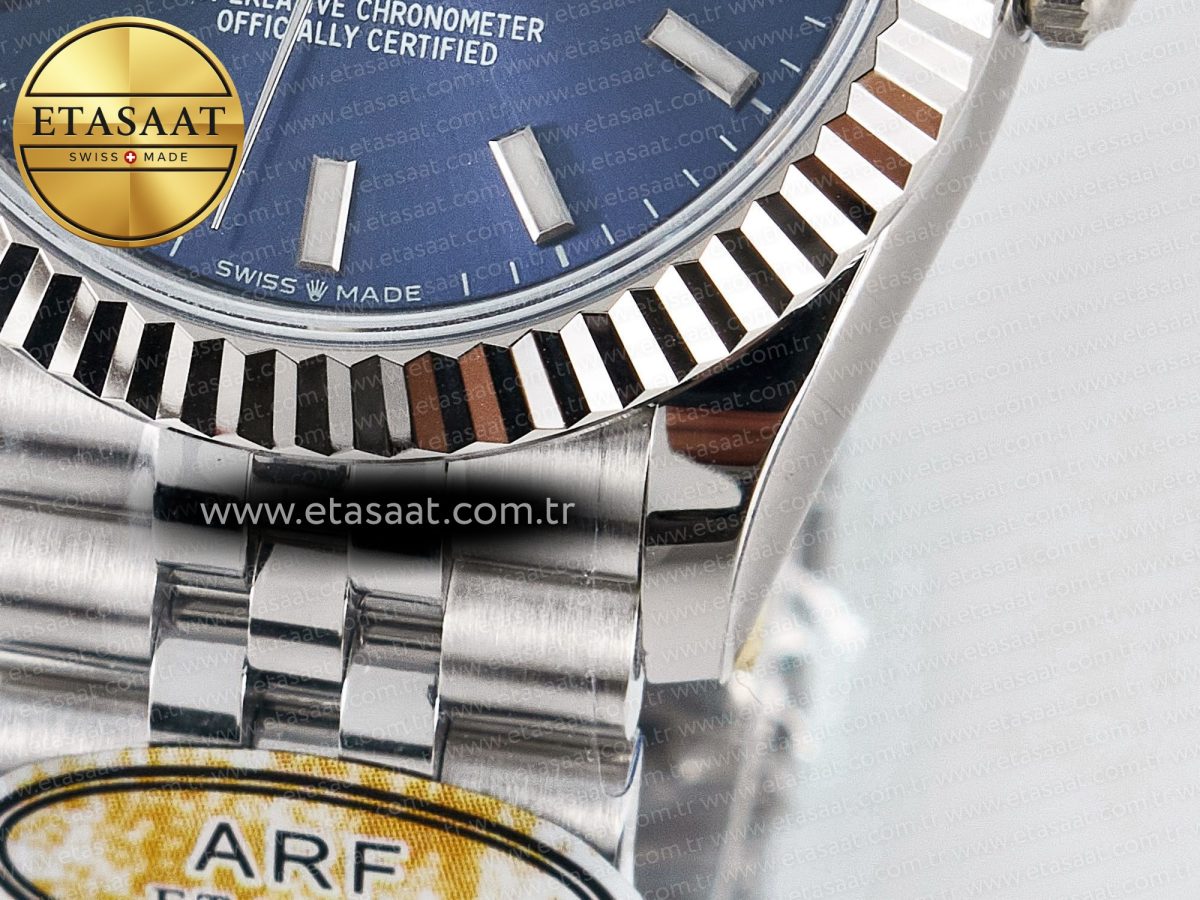 DateJust 31 278274 ARF 1:1 Best Edition 904L Steel Blue Dial Stick Marker on SS Jubilee Bracelet ETA 2688 - Görsel 13