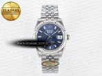 DateJust 31 278274 ARF 1:1 Best Edition 904L Steel Blue Dial Stick Marker on SS Jubilee Bracelet ETA 2688 - Görsel 3