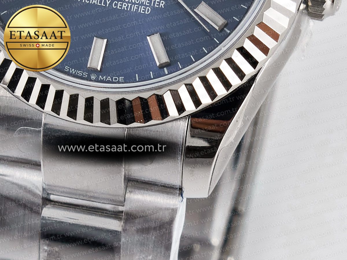 DateJust 31 278274 ARF 1:1 Best Edition 904L Steel Blue Dial Stick Marker on SS Oyster Bracelet ETA 2688 - Görsel 13