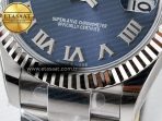 DateJust 31 278274 ARF 1:1 Best Edition 904L Steel Blue Roman Dial on SS Oyster Bracelet ETA 2688 - Görsel 12
