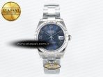 DateJust 31 278274 ARF 1:1 Best Edition 904L Steel Blue Roman Dial on SS Oyster Bracelet ETA 2688 - Görsel 3