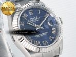 DateJust 31 278274 ARF 1:1 Best Edition 904L Steel Blue Roman Dial on SS Oyster Bracelet ETA 2688 - Görsel 5