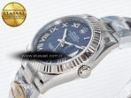 DateJust 31 278274 ARF 1:1 Best Edition 904L Steel Blue Roman Dial on SS Oyster Bracelet ETA 2688 - Görsel 6