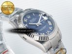 DateJust 31 278274 ARF 1:1 Best Edition 904L Steel Blue Roman Dial on SS Oyster Bracelet ETA 2688 - Görsel 7