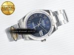 DateJust 31 278274 ARF 1:1 Best Edition 904L Steel Blue Roman Dial on SS Oyster Bracelet ETA 2688 - Görsel 8