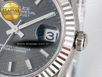 DateJust 31 278274 ARF 1:1 Best Edition 904L Steel Gray Dial Stick Marker on SS Jubilee Bracelet ETA 2688 - Görsel 11