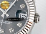 DateJust 31 278274 ARF 1:1 Best Edition 904L Steel Gray Diamonds Dial on SS Jubilee Bracelet ETA 2688 - Görsel 11
