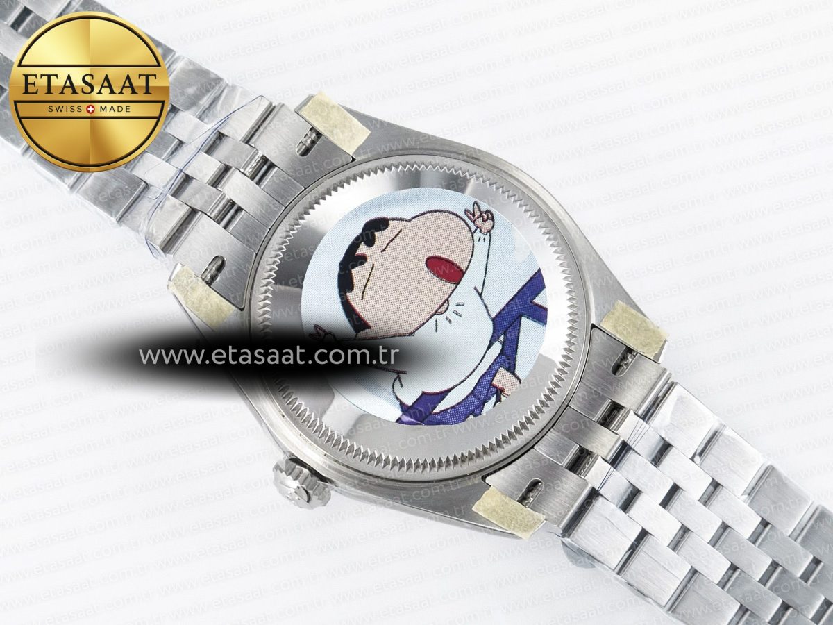 DateJust 31 278274 ARF 1:1 Best Edition 904L Steel Gray Diamonds Dial on SS Jubilee Bracelet ETA 2688 - Görsel 17