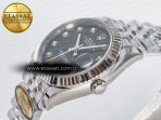DateJust 31 278274 ARF 1:1 Best Edition 904L Steel Gray Diamonds Dial on SS Jubilee Bracelet ETA 2688 - Görsel 6