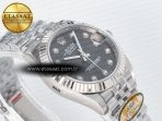 DateJust 31 278274 ARF 1:1 Best Edition 904L Steel Gray Diamonds Dial on SS Jubilee Bracelet ETA 2688 - Görsel 7