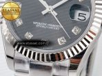 DateJust 31 278274 ARF 1:1 Best Edition 904L Steel Gray Diamonds Dial on SS Oyster Bracelet ETA 2688 - Görsel 12