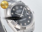 DateJust 31 278274 ARF 1:1 Best Edition 904L Steel Gray Diamonds Dial on SS Oyster Bracelet ETA 2688 - Görsel 5