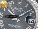 DateJust 31 278274 ARF 1:1 Best Edition 904L Steel Gray Roman Diamonds Dial on SS Jubilee Bracelet ETA 2688 - Görsel 10
