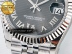 DateJust 31 278274 ARF 1:1 Best Edition 904L Steel Gray Roman Diamonds Dial on SS Jubilee Bracelet ETA 2688 - Görsel 12