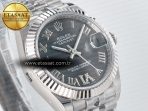 DateJust 31 278274 ARF 1:1 Best Edition 904L Steel Gray Roman Diamonds Dial on SS Jubilee Bracelet ETA 2688 - Görsel 5