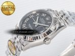 DateJust 31 278274 ARF 1:1 Best Edition 904L Steel Gray Roman Diamonds Dial on SS Jubilee Bracelet ETA 2688 - Görsel 6