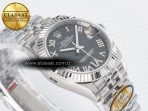 DateJust 31 278274 ARF 1:1 Best Edition 904L Steel Gray Roman Diamonds Dial on SS Jubilee Bracelet ETA 2688 - Görsel 7