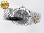 DateJust 31 278274 ARF 1:1 Best Edition 904L Steel Gray Roman Diamonds Dial on SS Jubilee Bracelet ETA 2688 - Görsel 9