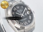 DateJust 31 278274 ARF 1:1 Best Edition 904L Steel Gray Roman Diamonds Dial on SS Oyster Bracelet ETA 2688 - Görsel 5