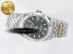 DateJust 31 278274 ARF 1:1 Best Edition 904L Steel Green Dial Stick Marker on SS Jubilee Bracelet ETA 2688 - Görsel 9
