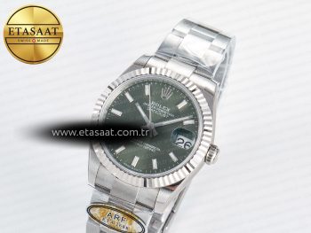 DateJust 31 278274 ARF 1:1 Best Edition 904L Steel Green Dial Stick Marker on SS Oyster Bracelet ETA 2688