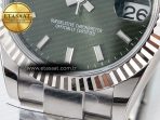 DateJust 31 278274 ARF 1:1 Best Edition 904L Steel Green Dial Stick Marker on SS Oyster Bracelet ETA 2688 - Görsel 12
