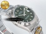 DateJust 31 278274 ARF 1:1 Best Edition 904L Steel Green Dial Stick Marker on SS Oyster Bracelet ETA 2688 - Görsel 7