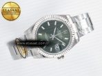 DateJust 31 278274 ARF 1:1 Best Edition 904L Steel Green Dial Stick Marker on SS Oyster Bracelet ETA 2688 - Görsel 8