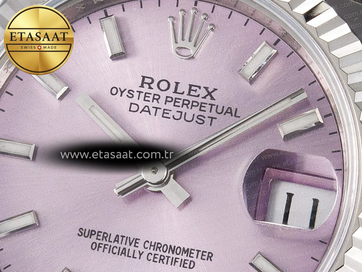 DateJust 31 278274 ARF 1:1 Best Edition 904L Steel Pink Dial Stick Marker on SS Oyster Bracelet ETA 2688 - Görsel 10