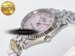 DateJust 31 278274 ARF 1:1 Best Edition 904L Steel Pink Diamonds Dial on SS Jubilee Bracelet ETA 2688 - Görsel 6