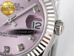 DateJust 31 278274 ARF 1:1 Best Edition 904L Steel Pink Diamonds Dial on SS Oyster Bracelet ETA 2688 - Görsel 11
