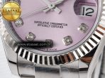 DateJust 31 278274 ARF 1:1 Best Edition 904L Steel Pink Diamonds Dial on SS Oyster Bracelet ETA 2688 - Görsel 12